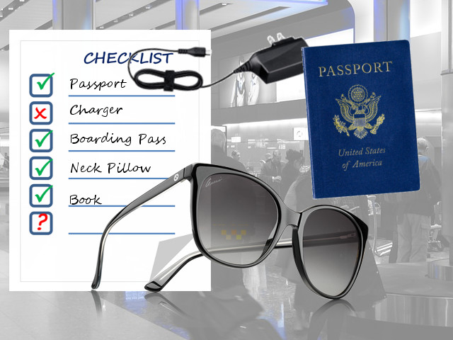 Airport Travel Check List